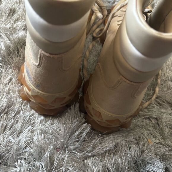 JIMMY CHOO Diamond x Hike ankle boots leather high top shoes rubber sneaker y2k - Picture 5 of 12